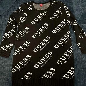 GUESS Logo Sweater Dress